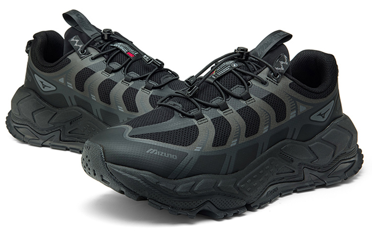 Lookbook Mizuno Wave Solar 'Hitam Semua' D1GH213802