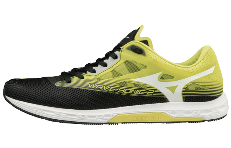 Mizuno Wave Sonic 2 Wide 'Black Yellow' U1GD193603
