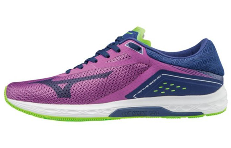 Mizuno Wave Sonic Low Tops Wear-resistant Purple J1GD173425