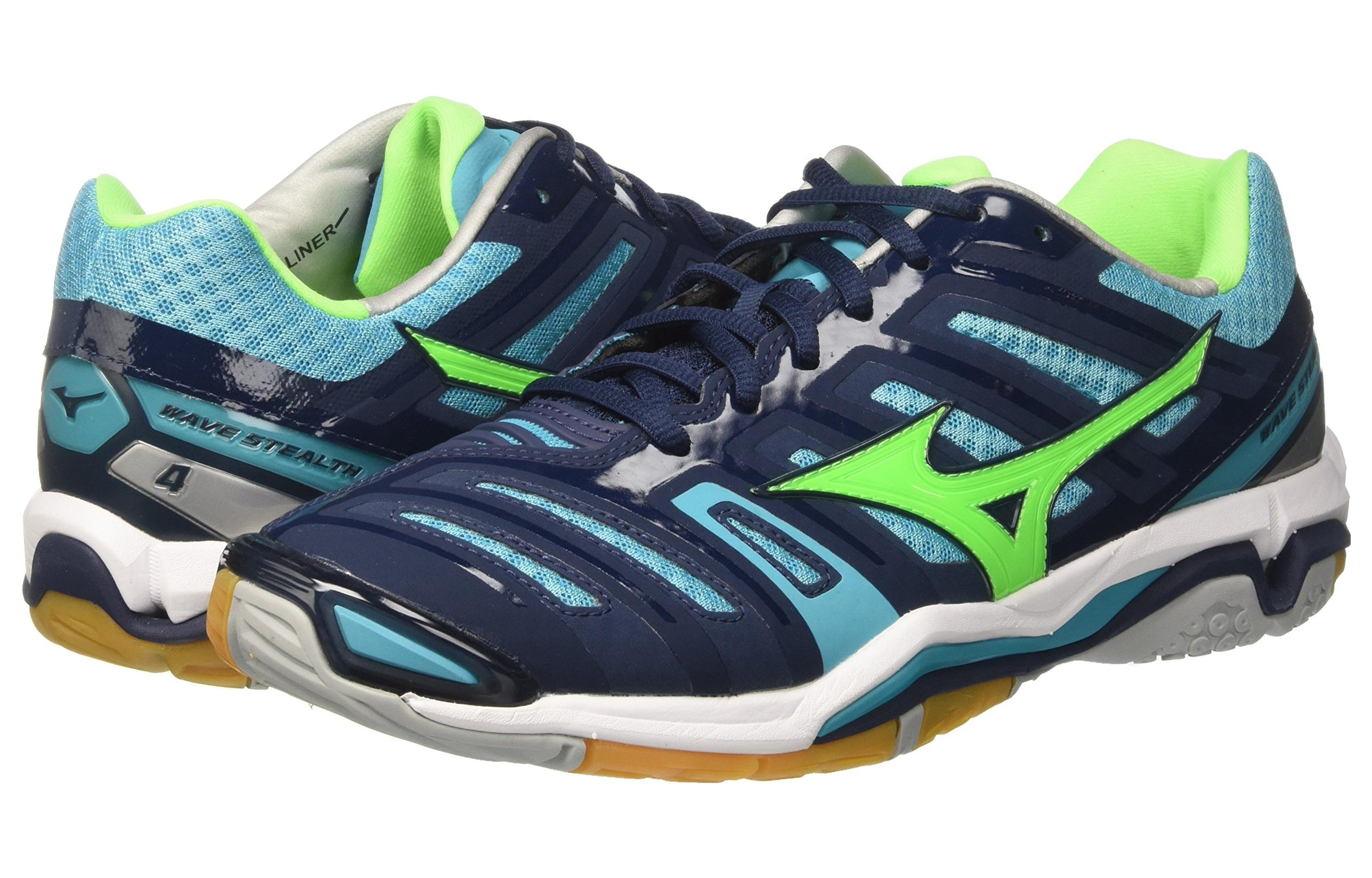 Lookbook Mizuno Wave Stealth 4 ''Blu Verde'' X1GA160093