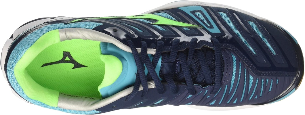 Mizuno Wave Stealth 4 'Blue Green' X1GA160093 Shop Mizuno Wave Stealth 4 'Blue Green' X1GA160093