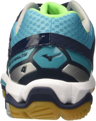 Mizuno Wave Stealth 4 'Blue Green' X1GA160093 Details for Mizuno Wave Stealth 4 'Blue Green' X1GA160093