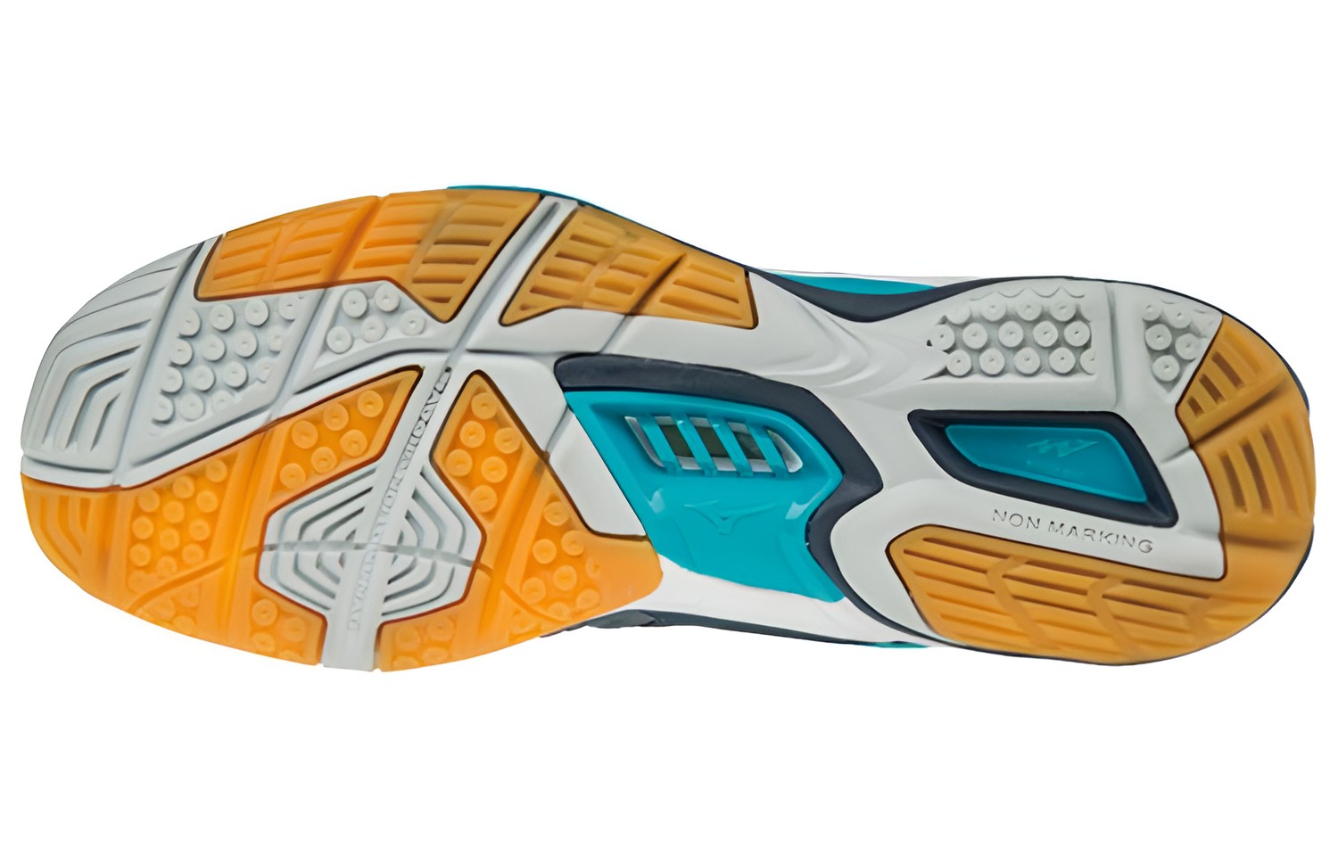 Sizing Mizuno Wave Stealth 4 ''Blu Verde'' X1GA160093