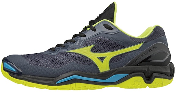 Mizuno Wave Stealth 5 'Negro Amarillo' X1GA180047 Buy Mizuno Wave Stealth 5 'Negro Amarillo' X1GA180047