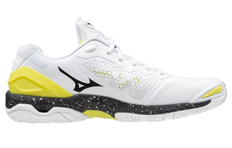 Order Mizuno Wave Stealth 5 'White Black Yellow' X1GA180008