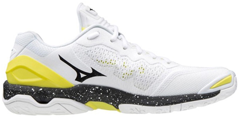 Mizuno Wave Stealth 5 'White Black Yellow' X1GA180008 Order Mizuno Wave Stealth 5 'White Black Yellow' X1GA180008