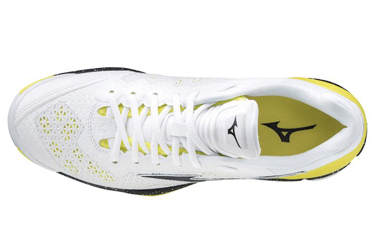 Lookbook Mizuno Wave Stealth 5 'White Black Yellow' X1GA180008