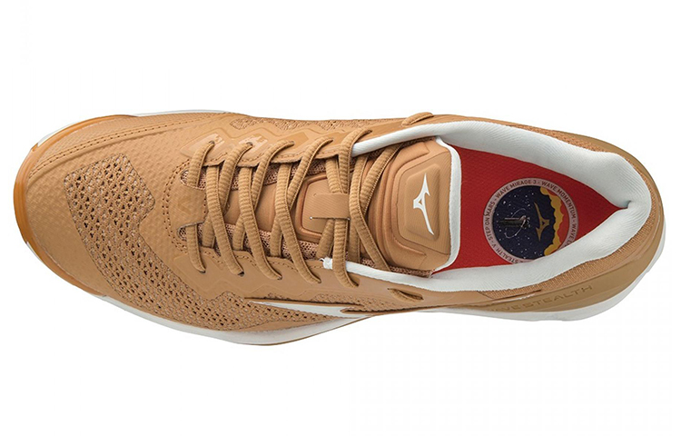 Order Mizuno Wave Stealth 5 'Putih Coklat' X1GA180096