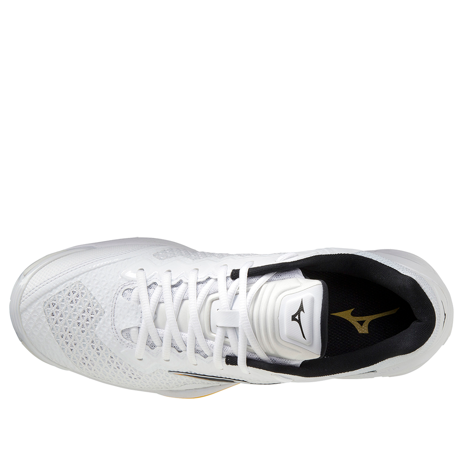 Lookbook Mizuno Wave Stealth 5 'White Yellow' x1ga180013