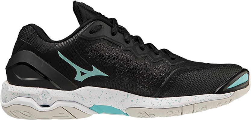 Mizuno Wave Stealth 5 低筒 訓練鞋 女款 黑白藍 Order Mizuno Wave Stealth 5 低筒 訓練鞋 女款 黑白藍