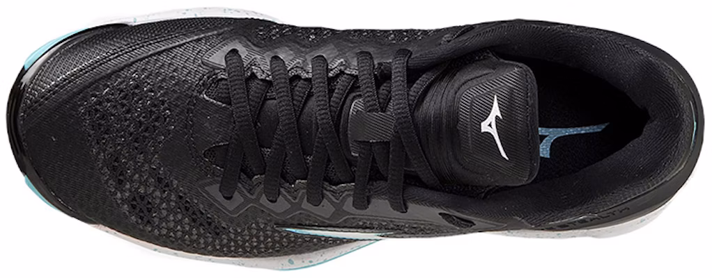 Mizuno Wave Stealth 5 Low Tops Training Shoe Black White Blue X1GB189805 Lookbook Mizuno Wave Stealth 5 Low Tops Training Shoe Black White Blue X1GB189805
