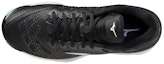 Lookbook Kasut Latihan Rendah Mizuno Wave Stealth 5 Hitam Putih Biru X1GB189805