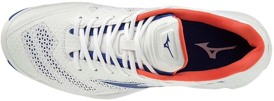 Mizuno Wave Stealth 5 Low-Top Volleyballschuhe Weiß Blau Pink X1GA180027 Lookbook Mizuno Wave Stealth 5 Low-Top Volleyballschuhe Weiß Blau Pink X1GA180027