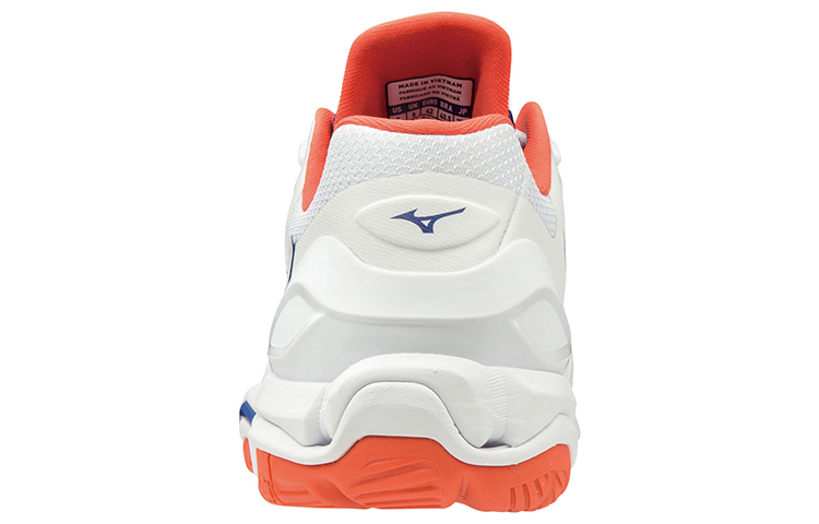 Shop Mizuno Wave Stealth 5 Low-Top Volleyballschuhe Weiß Blau Pink X1GA180027