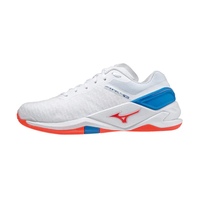 Mizuno Wave Stealth Neo 'Blue Red Mandarin Duck'