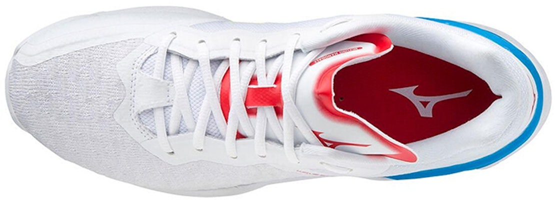 Mizuno Wave Stealth Neo 'White Blue Red' X1GA200046 Lookbook Mizuno Wave Stealth Neo 'White Blue Red' X1GA200046