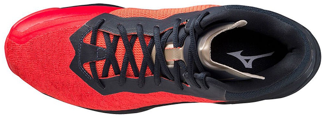 Mizuno Wave Stealth Neo Mid 'Hitam Merah Tampal' X1GA200563-URV Order Mizuno Wave Stealth Neo Mid 'Hitam Merah Tampal' X1GA200563-URV