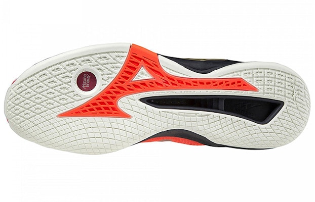 Mizuno Wave Stealth Neo Mid 'Black Red Patchwork' X1GA200563-URV Shop Mizuno Wave Stealth Neo Mid 'Black Red Patchwork' X1GA200563-URV