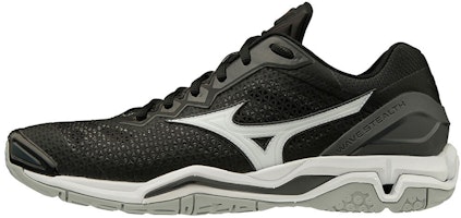Mizuno Wave Stealth V 'Black White' X1GA180050 Mizuno Wave Stealth V 'Black White' X1GA180050