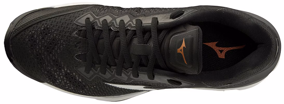 Mizuno Wave Stealth V 'Black White' X1GA180050 Lookbook Mizuno Wave Stealth V 'Black White' X1GA180050