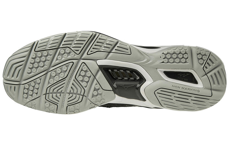 Shop Mizuno Wave Stealth V 'Hitam Putih' X1GA180050