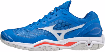 Mizuno Wave Stealth V 'Blue White' X1GA180024 Mizuno Wave Stealth V 'Blue White' X1GA180024