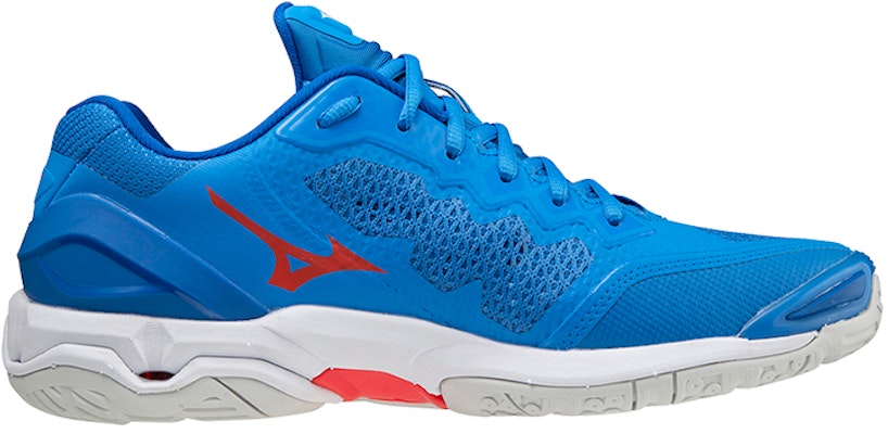 Mizuno Wave Stealth V排球鞋 男女款 藍白 Order Mizuno Wave Stealth V排球鞋 男女款 藍白