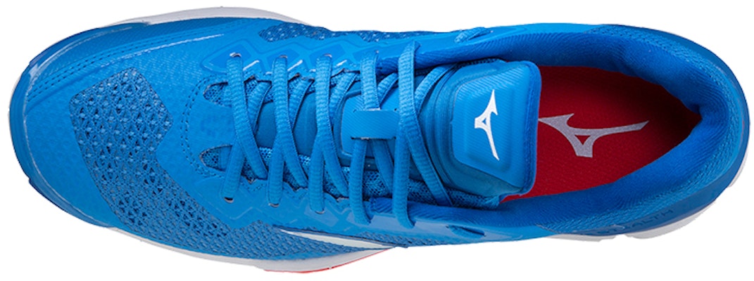 Mizuno Wave Stealth V排球鞋 男女款 藍白 Lookbook Mizuno Wave Stealth V排球鞋 男女款 藍白