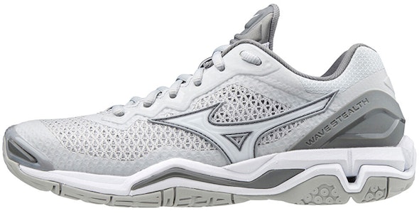 Mizuno Wave Stealth V 'Wanita Abu-abu' X1GB180004 Buy Mizuno Wave Stealth V 'Wanita Abu-abu' X1GB180004