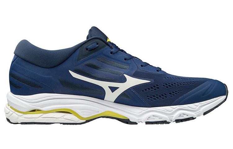 Mizuno Wave Stream 2 19FW 'Black White Yellow' 圖 2