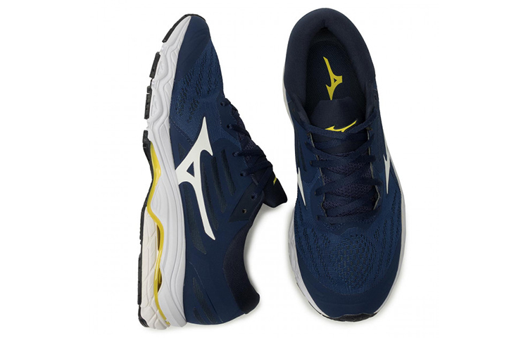 Lookbook Mizuno Wave Stream 2 19FW ''Noir Blanc Jaune'' J1GC191902