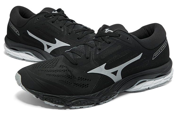 Lookbook Mizuno Wave Stream 2 ''Zwart'' Sneakers J1GC211904