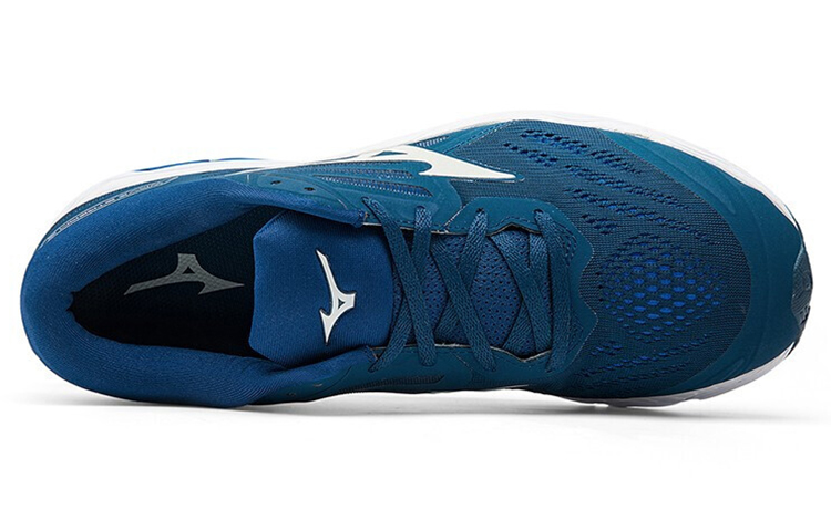 Lookbook Mizuno Wave Stream 2 ''Blauw Wit'' J1GC211929