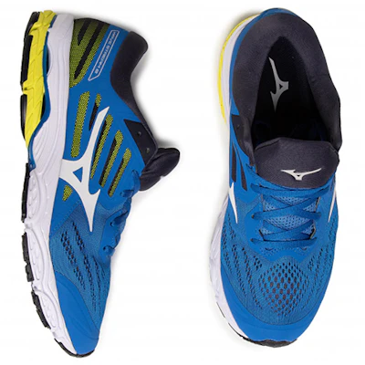 Mizuno Wave Stream 2 ''Blau Weiß Gelb'' J1GC191927 Shop Mizuno Wave Stream 2 ''Blau Weiß Gelb'' J1GC191927