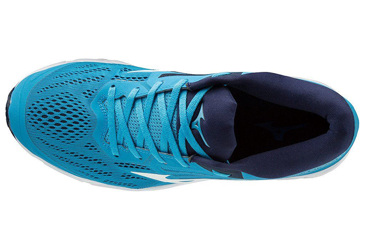 Lookbook Mizuno Wave Stream 2 Blu/Bianco J1GC191901