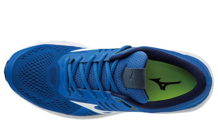 Lookbook Mizuno Wave Stream 舒適潮流 防滑耐磨 低筒 跑步鞋 男女同款 藍白