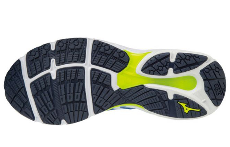 Shop Mizuno Wave Stream 舒適潮流 防滑耐磨 低筒 跑步鞋 男女同款 藍白