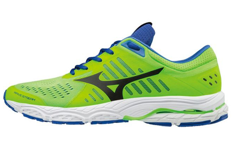 Mizuno Wave Stream Low Tops Wear-resistant Green Blue J1GC181909