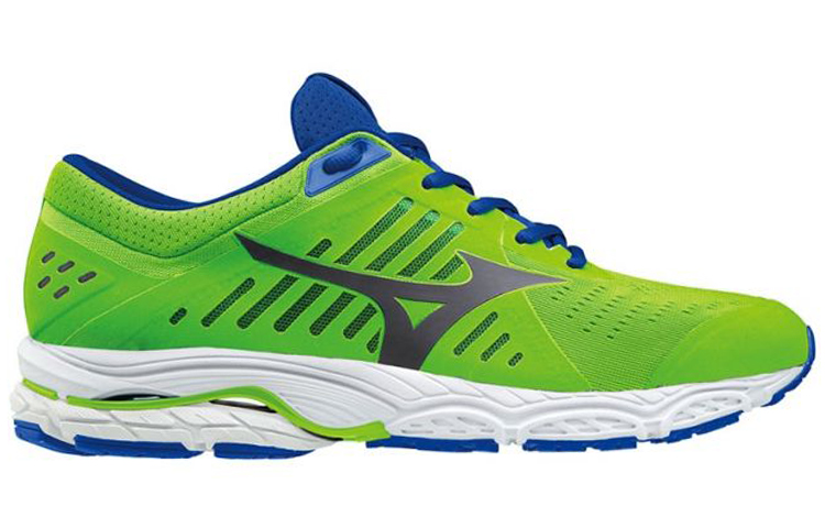 Mizuno Wave Stream Low Tops Wear-resistant Green Blue 圖 2
