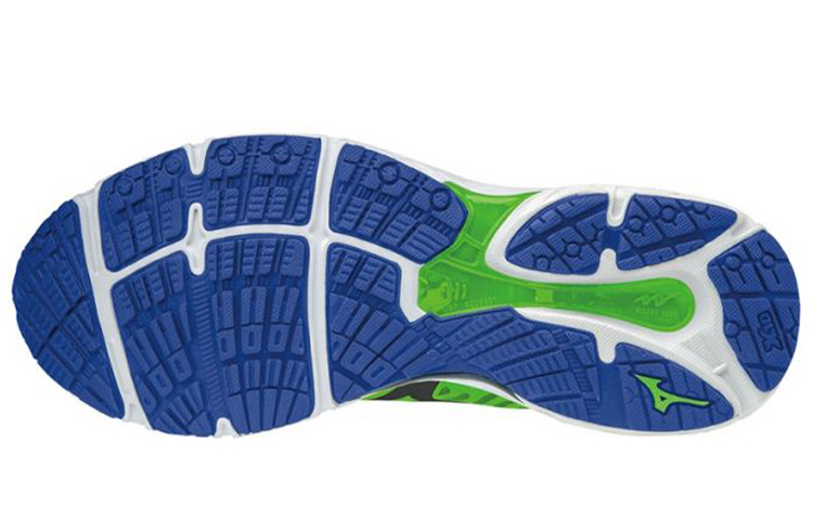 Mizuno Wave Stream Low Tops Wear-resistant Green Blue 圖 4