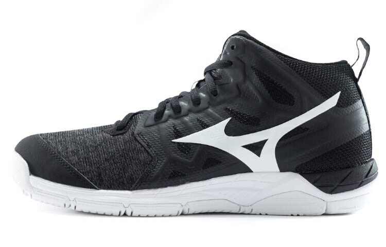 Mizuno Wave Super Sonic 2 Mid 'Black White' V1GA204550