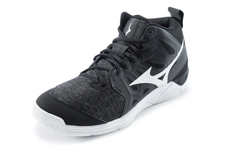 Mizuno Wave Super Sonic 2 Mid 'Black White' 圖 2