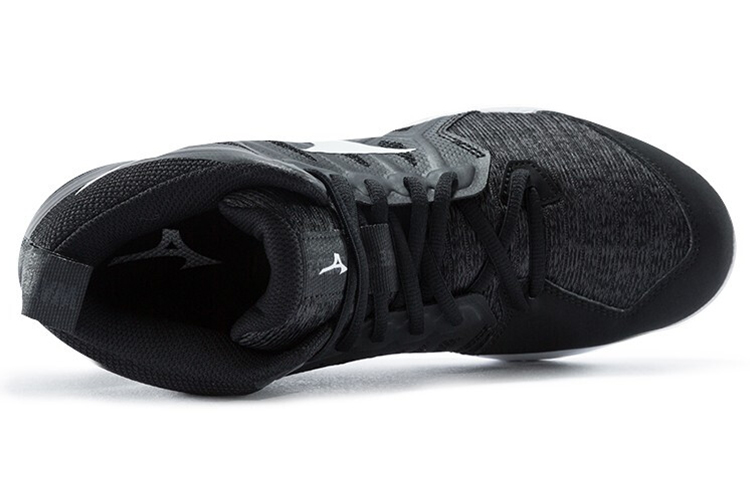 Mizuno Wave Super Sonic 2 Mid 'Black White' 圖 3