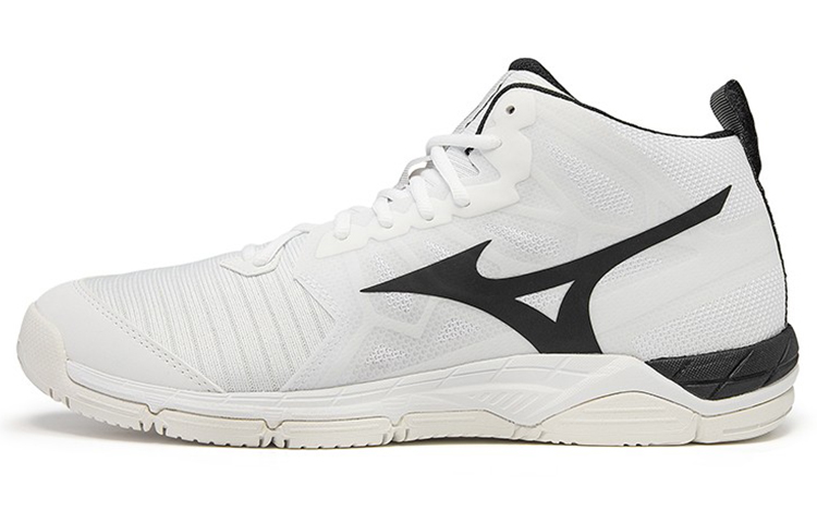 Mizuno Wave Super Sonic 2 Mid 'White Black' V1GA204509