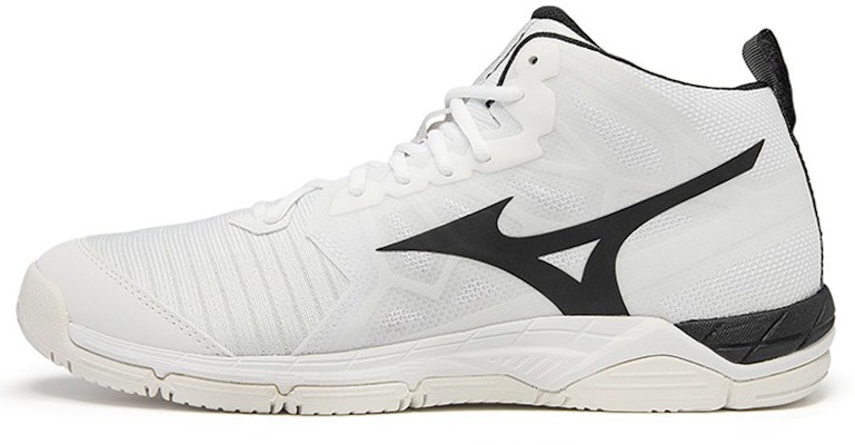 Mizuno Wave Super Sonic 2 Mid ''Blanc Noir'' V1GA204509 Buy Mizuno Wave Super Sonic 2 Mid ''Blanc Noir'' V1GA204509