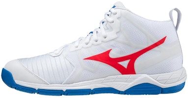 Mizuno Wave Supersonic 2 Mid 'White Red' V1GA204525 Mizuno Wave Supersonic 2 Mid 'White Red' V1GA204525