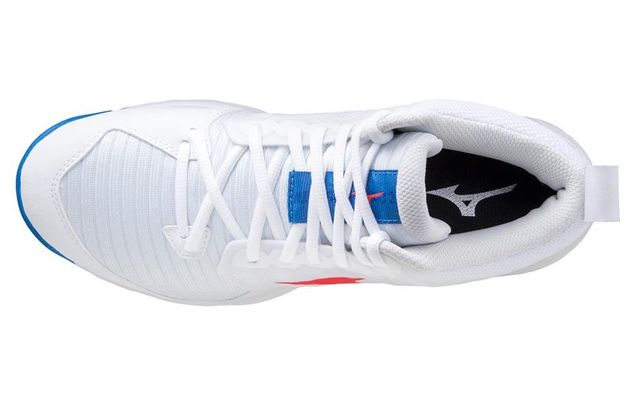 Mizuno Wave Supersonic 2 Mid 'White Red' 圖 3
