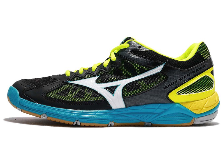 Mizuno Wave Supersonic 'Black Yellow Blue' V1GA184002
