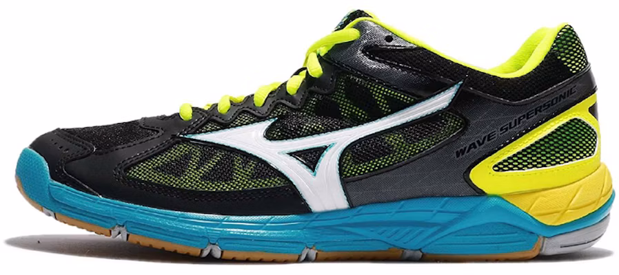Mizuno Wave Supersonic 'Black Yellow Blue' V1GA184002 Buy Mizuno Wave Supersonic 'Black Yellow Blue' V1GA184002