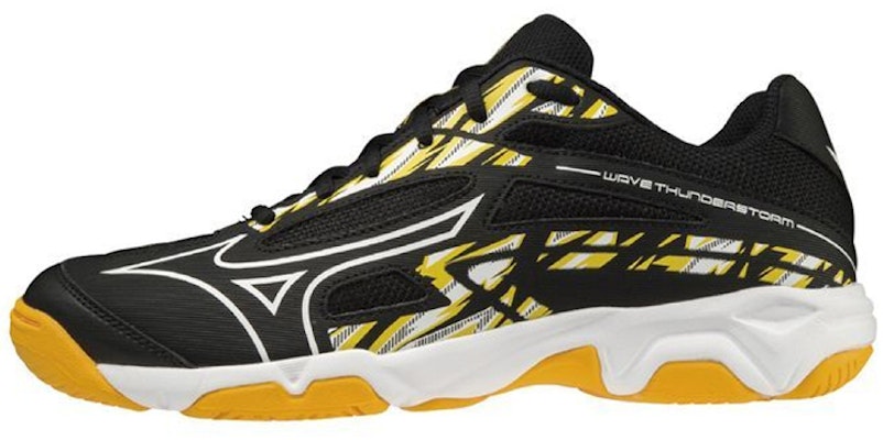 Mizuno Wave Thunderstorm 'Negro Blanco Amarillo' V1GA222144 Buy Mizuno Wave Thunderstorm 'Negro Blanco Amarillo' V1GA222144